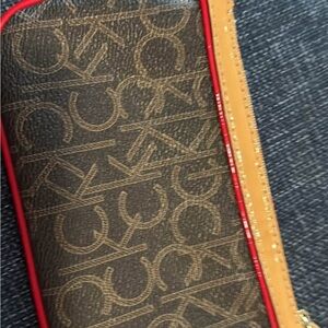 Calvin Klein wristlet (vintage)
